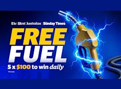 Win 1 of 80 $100 Fuel Vouchers - The West Australian
