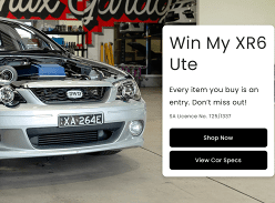 Win a Fully Custom Ford BA XR6 Turbo Ute