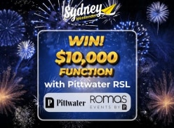 Win a $10K Function at Romas, Pittswater RSL - Sydney Weekender