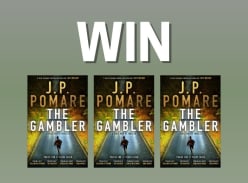 Win 1 of 3 copies of the Gambler by J.P.Pomare - Hachette