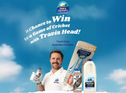 Win a Game of Cricket with Travis Head - Dairy Farmers