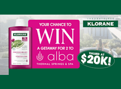 Win a Getaway for 2 to Alba Thermal Springs & Spa - Chemist Warehouse
