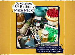 Win a GewüRzhaus 15th Birthday Prize Pack