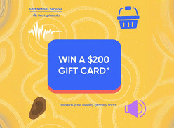 Win a $200 Gift Card to your Local Supermarket