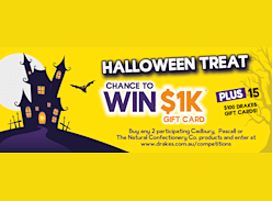 Win $1K Gift Card or 1 of 15 $100 Drakes Gift Cards