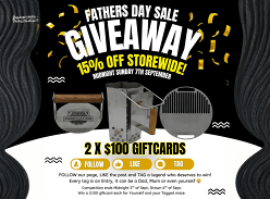 Win 1 of 2 $100 Gift Cards
