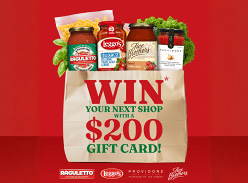 Win 1 of 20 $200 Gift Cards
