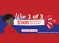 Win 1 of 3 $500 Gift Cards