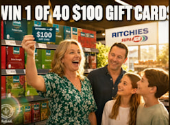Win 1 of 40 $100 Gift Cards - Ritchies
