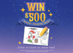Win 1 of 6 $500 Gift Cards