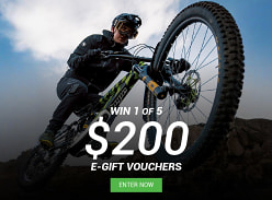 Win 1 of 5 $200 Gift Vouchers