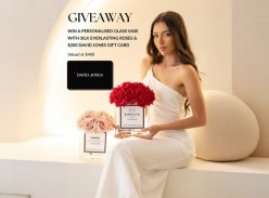 Win a Glass Vase & a $200 David Jones Gift Card