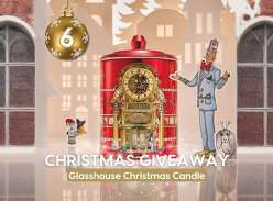Win a Glasshouse Fragrances Christmas Collection Candle