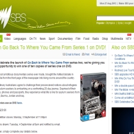 Win Go Back To Where You Came From Series 1 on DVD!
