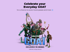 Win GOAT Movie Tickets and Merchandise - Smiling Mind