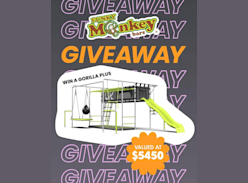 Win a Gorilla Plus Cubby Clubhouse & Accessories - Funky Monkey Bars