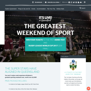 Win Greatest Weekend of Sport - Queensland Australia