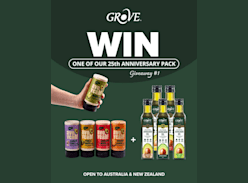 Win a Grove 25th Anniversary Prize Pack