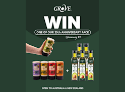 Win 1 of 5 Grove Prize Bundles