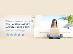 Win a $100 Harvey Norman Gift Card