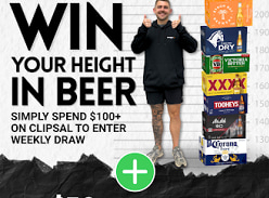 Win your Height in Beer