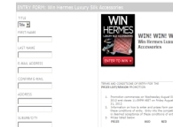 Win Hermes Luxury Silk Accessories