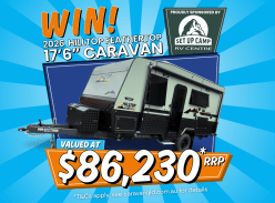 Win a Hilltop Feathertop 17'6 Caravan - Caravanning Queensland