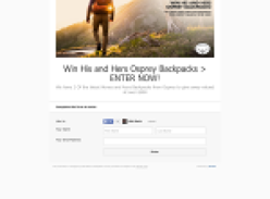 Win His & Hers Osprey Backpacks!