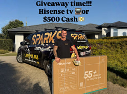 Win a Hisense TV or Cash