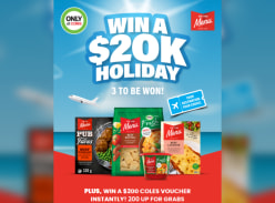 Win 1 of 3 $20K Holiday & 1 of 200 Coles Vouchers - Patties