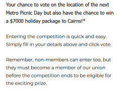 Win a $7K Holiday Package to Cairns