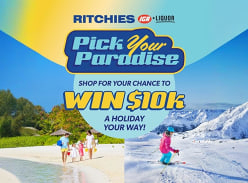 Win $10K for a Holiday your Way