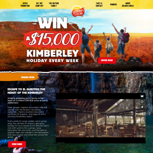Win  Holidays to The Kimberley or $100 Big4 Holiday Vouchers