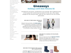 Win Holidays with Kids Giveaways
