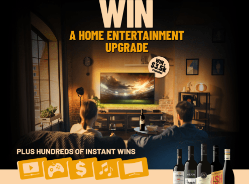 Win a Home Entertainment Upgrade & Instant Wins - Treasury Wines
