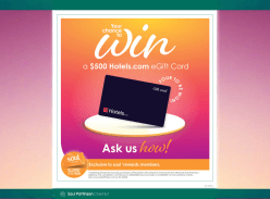 Win 1 of 4 $500 Hotels.Com Gift Card