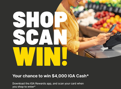Win a Share in $8K IGA Cash