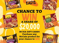 Win a Share of $20K IGA Gift Cards