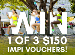Win 1 of 3 $150 IMPI Vouchers