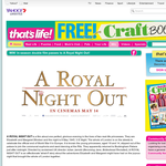 Win In-season double film passes to A Royal Night Out!