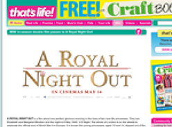 Win In-season double film passes to A Royal Night Out!