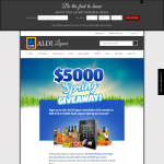 Win in the $5,000 ALDI Liquor spring giveaway!