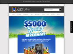 Win in the $5,000 ALDI Liquor spring giveaway!