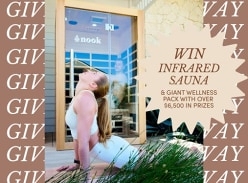 Win an Infrared Sauna & Giant Wellness Pack