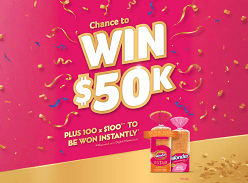 Win $50K & Instant Win Prizes