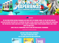 Win INTENSE experiences + MORE! (Purchase Required)