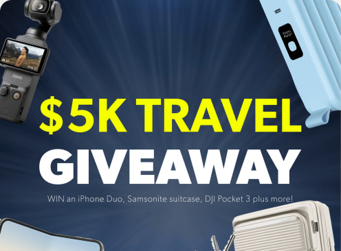 Win $5K Of Travel Goodies - SnapWireless