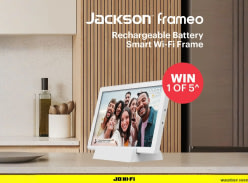 Win 1 of 5 Jackson Rechargeable Smart Digital Photo Frames