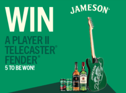 Win 1 of 5 Exclusive Jameson Fender Guitars