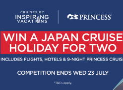 Win a Japan Cruise Holiday for Two
